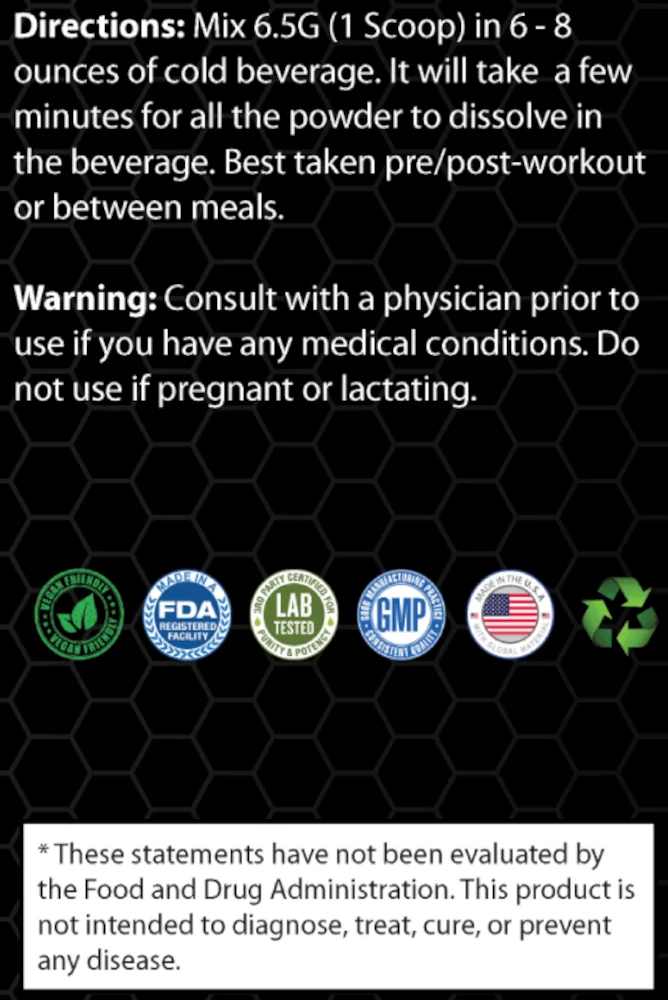 BCAA Grape Directions