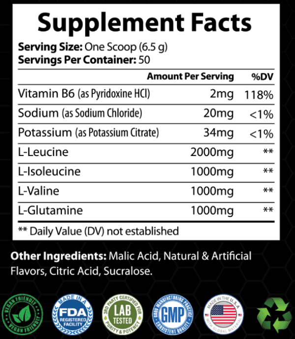 BCAA Lime Directions