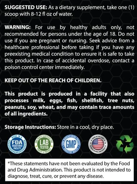 Elite Premium Energy Pre-workout Grape, 30 servings - Image 3