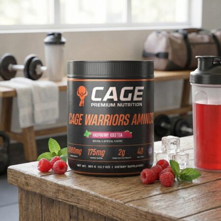 Cage Warriors Aminos - Raspberry Iced Tea