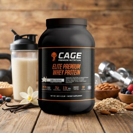 Cage Elite Premium Whey Protein - Vanilla Milkshake